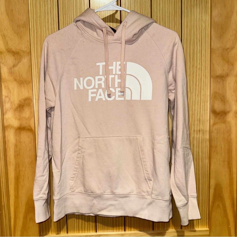 Used North Face Hoodie - Light Pink